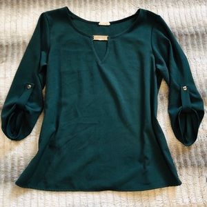 Emerald blouse